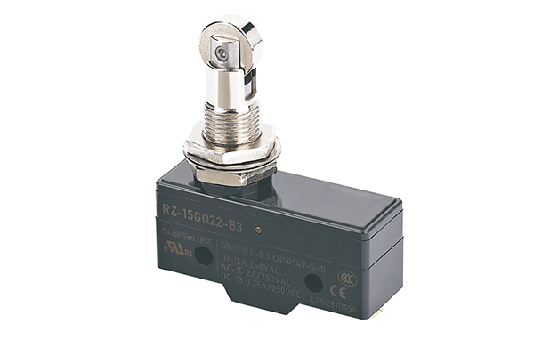 {RZ-15GQ22-B3 麵板安裝式滾輪柱塞型 width=